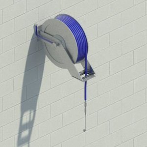 Hose Reel-Wall Mounted-Modeled